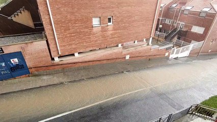 La tormenta provoca varias incidencias en Segovia