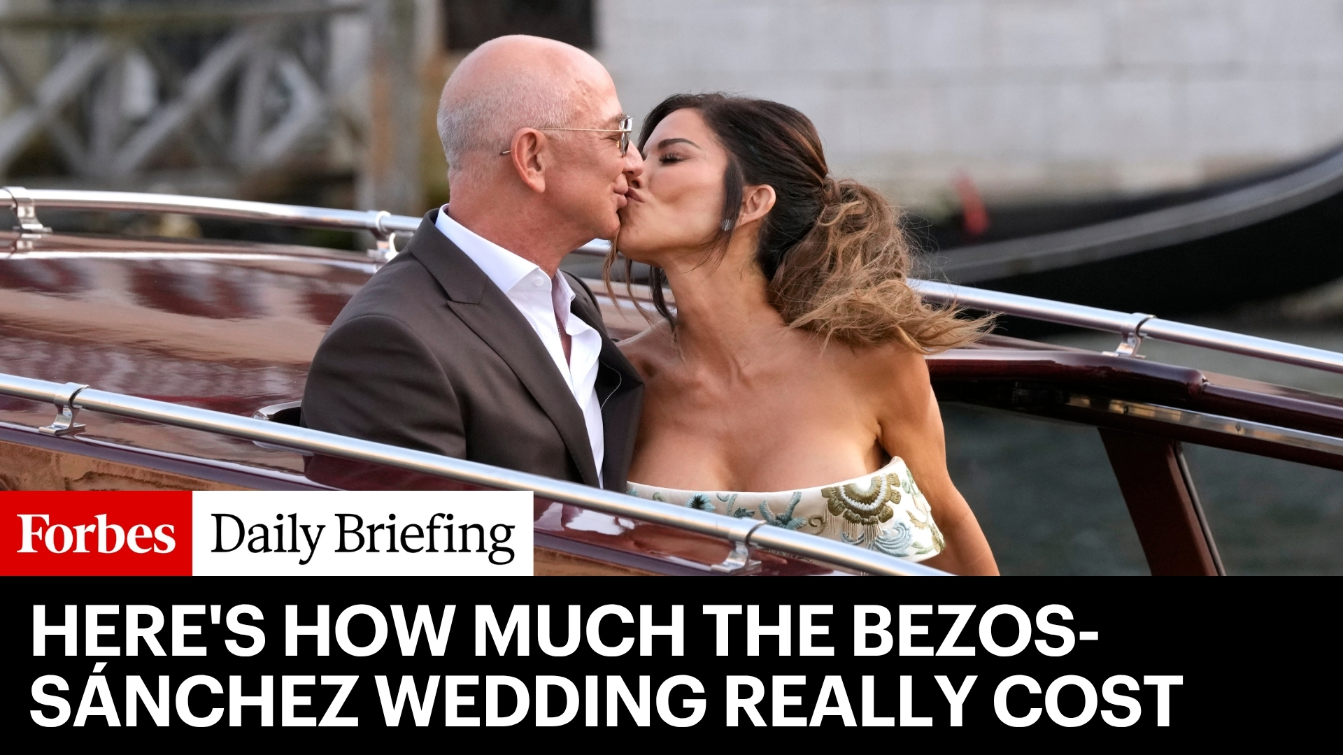 The True Cost of the Bezos-Sánchez Wedding Extravaganza Revealed