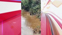 Rapaz suspeito de furtos pula dentro de rio com medo de ser linchado no PR