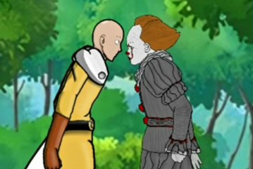 Final Part | Saitama vs Scp 096 vs Pennywise #animation  #dc2 #saitama #scp096