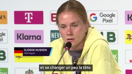 Allemagne - Sjoeke Nusken soutient Millie Bright après sa pause internationale