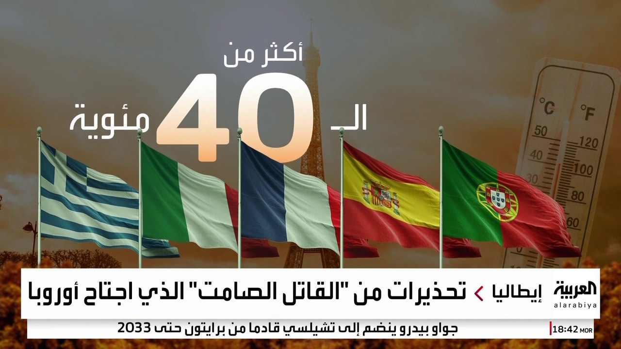 أوروبا تعاني من الحر.. حرائق في شرق إسبانيا و21 مدينة إيطالية تحت "الإنذار الأحمر"