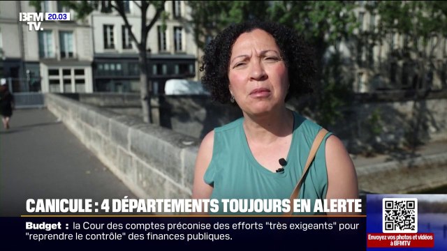 Canicule: On essaie d'aller dans des endroits climatisés , quatre départements sont toujours en alerte rouge