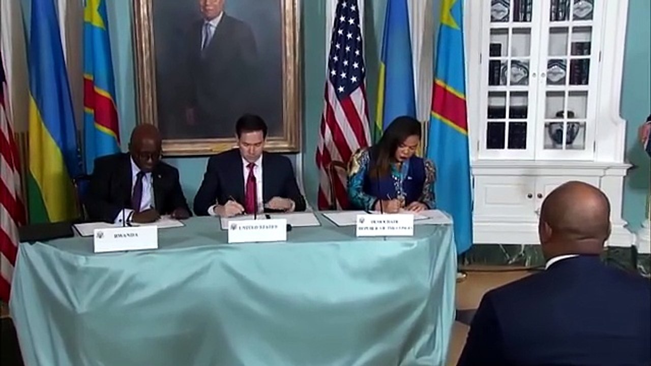 Rwanda, Congo sign peace deal in US to end fighting  REUTERS