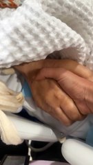 فيديو مؤثر لشجون الهاجري ووالدها من داخل المستشفى