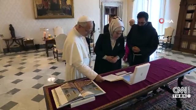 Emine Erdoğan Vatikan'da: Papa 14. Leo ile görüştü