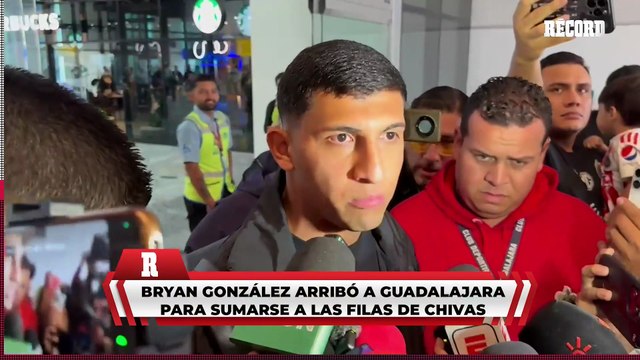 Bryan González arribó a Guadalajara para sumarse a las filas de Chivas