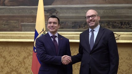Fontana riceve il presidente della Repubblica dell'Ecuador