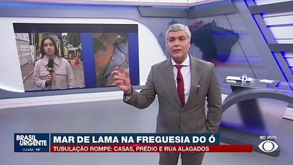 Tubulação rompe e casas ficam alagadas na zona norte de SP