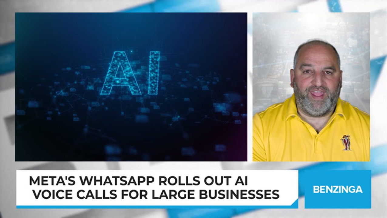 Meta's WhatsApp Rolls Out AI Voice Calls for Large Businesses