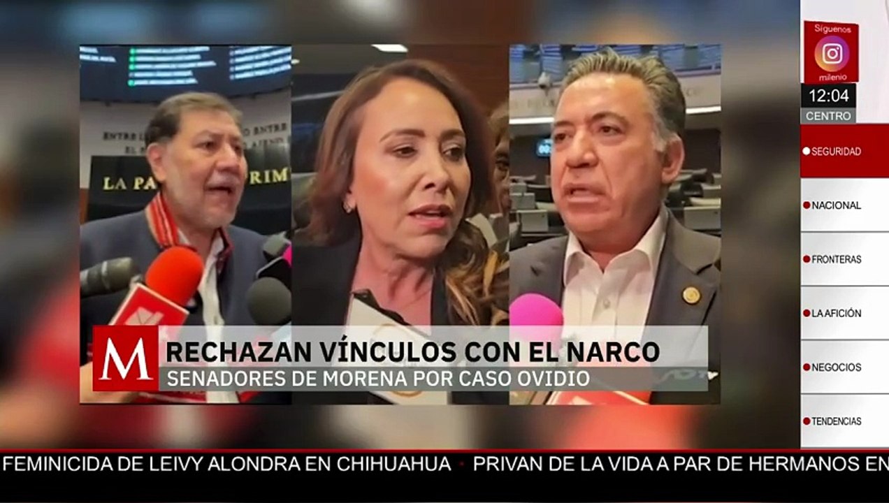 Senadores de MORENA niegan vínculos con el narcotráfico tras caso Ovidio Guzmán