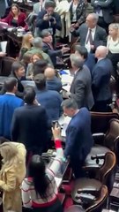 Pelea en Diputados