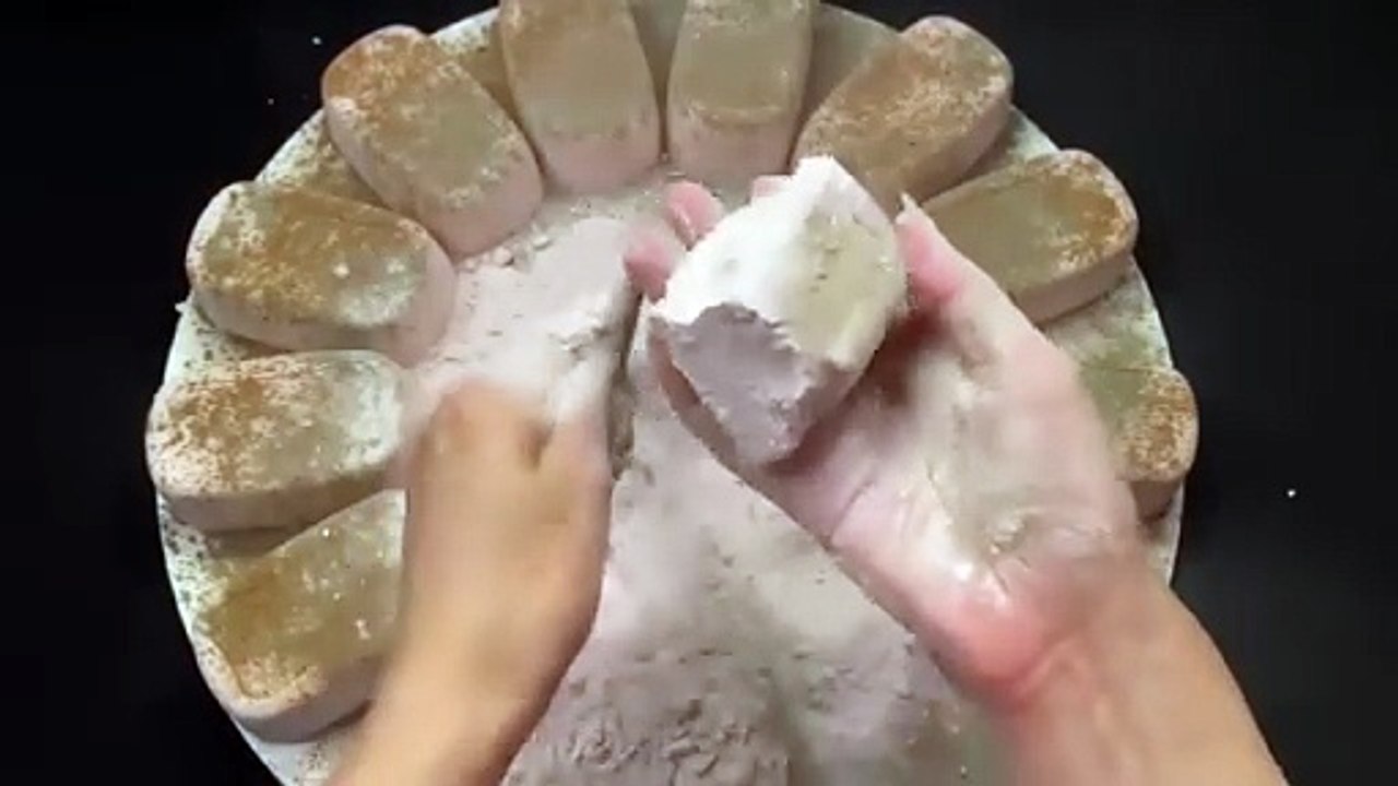 Soda chalk Crushing ASMR