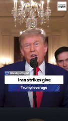 Radio presenter: Iran strikes give Trump leverage