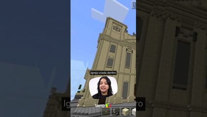 Igreja no Minecraft: Evangelização ou Polêmica Virtual? #shorts