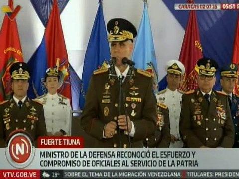 Ministro Padrino López lideró acto de ascensos a Grado Inmediato Superior de integrantes de la FANB