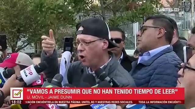 Tras inhabilitación de Dunn, su abogado dice que activarán “mecanismos administrativos” para que sea candidato
