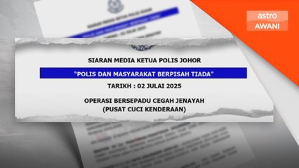 147 warga asing, tiga tempatan ditahan di Johor