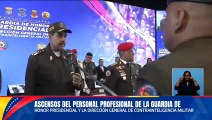 Jefe de Estado lidera acto de ascensos del personal profesional militar de la GHP y DGCIM