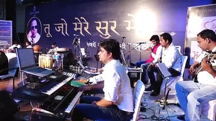 tu jo mere sur mein | Sameer Vijaykumar & Shifa Ansari live