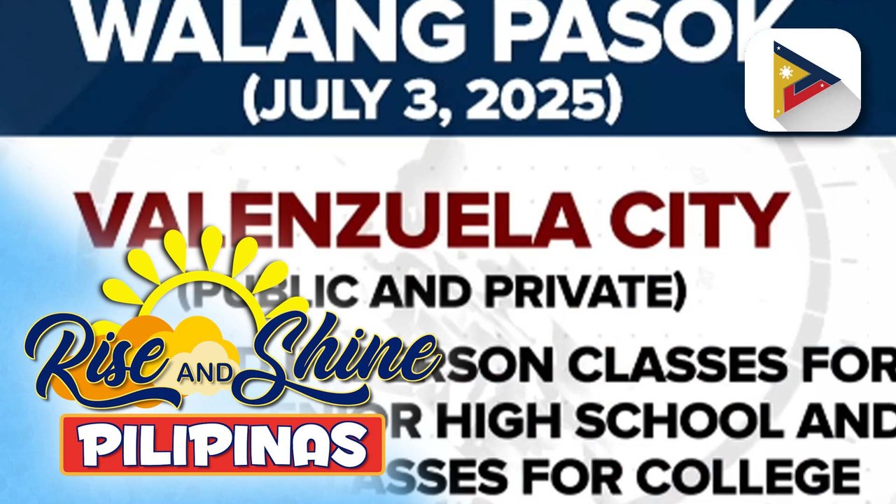 Ilang LGU, nagsuspinde ng klase ngayong araw dahil sa malakas na pag-ulan