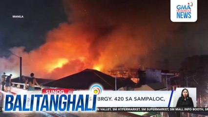 Nasa 80 bahay sa Brgy. 420 sa Sampaloc, nasunog | Balitanghali
