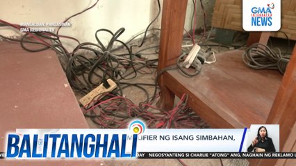 Audio mixer at amplifier sa isang simbahan, ninakaw | Balitanghali