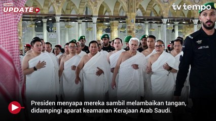 Prabowo Umrah Sebelum Mengakhiri Kunjungan di Arab Saudi