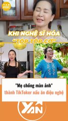Từ mẹ chồng màn ảnh thành tiktoker nấu ăn
