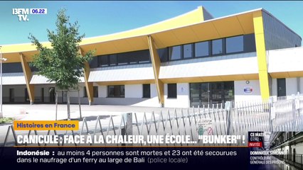 Canicule: une salle de classe dans un "bunker" pour faire face aux fortes chaleurs
