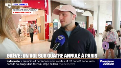 "Ça nous gâche notre semaine de vacances": un vol sur quatre annulé à Paris en raison d'une grève des contrôleurs aériens