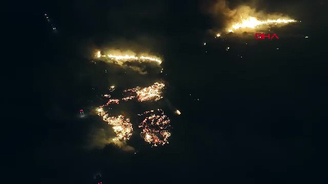 İzmir’de orman yangınları sürüyor: İki mahalle tahliye edildi