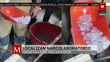 En el Estado de México, hacen hallazgo de narcolaboratorio tras una explosión