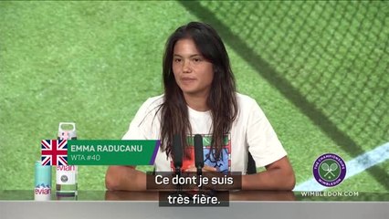 Wimbledon - Raducanu s’impose contre Vondrousova : “L’un de mes meilleurs matches depuis longtemps”