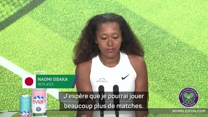 Wimbledon - Osaka se sent beaucoup plus à l’aise sur gazon cette année