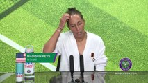 Wimbledon - Après avoir “évité le pire” au 1er tour, Keys veut montrer son meilleur tennis