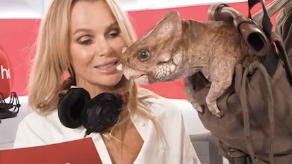 Wideo: Amanda Holden podejmuje wyzwanie, by promować „Jurassic World Rebirth” w Londynie