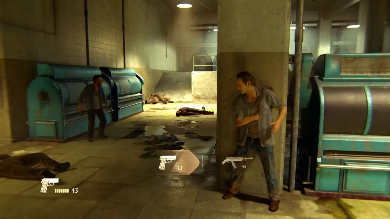 UnCharted4 Stealth Hard Mode - Laundry Shoot-out Fight PC #gaming#uncharted4#gameplay#pcgaming