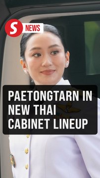 Suspended Thai leader Paetongtarn sworn in as Minister in new cabinet lineup