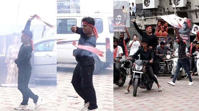 అమ్మబాబోయ్!! Pawan kalyan Crazy Fan | Fans Hungama at Theatres | HHVM Trailer | Filmibeat