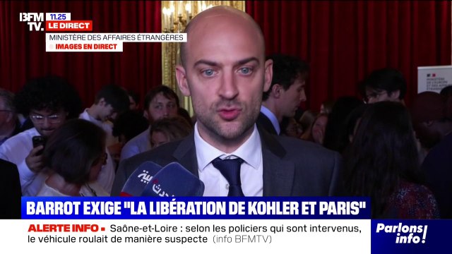 Otages français en Iran: Jean-Noël Barrot exige la libération immédiate et inconditionnelle de Cécile Kohler et Jacques Paris