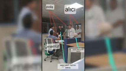 Tapu dairesinde dublörlü satış oyununa suçüstü