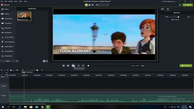 Audio compression in Camtasia studio