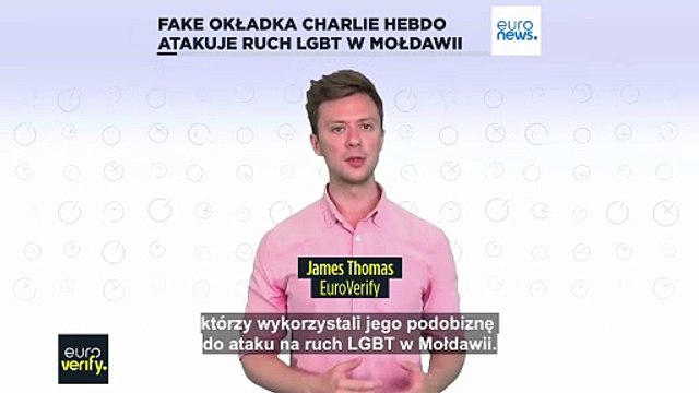 Weryfikacja faktów: fałszywa okładka Charlie Hebdo atakuje Marsz Równości w Mołdawii