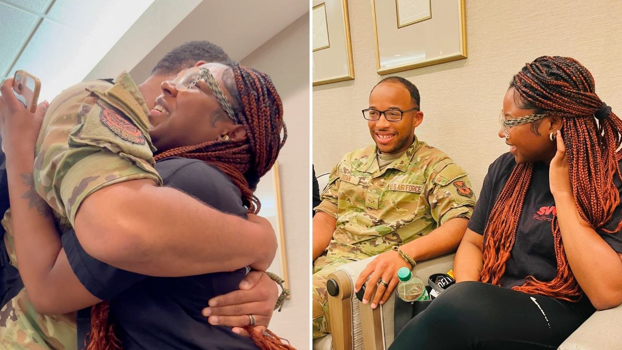 Soldier Surprises Wife At Ultrasound Of First Baby