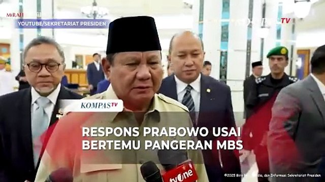 Prabowo Puas Bertemu Pangeran Mohammed bin Salman, Ini Hasilnya