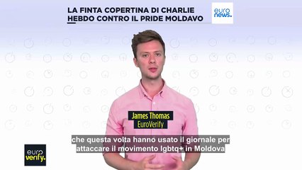 Fact-checking: la copertina di Charlie Hebdo che attacca il Pride moldavo non è reale