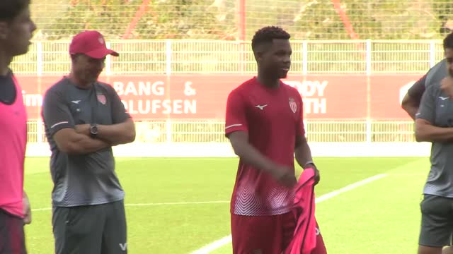 Monaco - Fati à l'entraînement collectif, Dier en individuel, pas encore de Pogba
