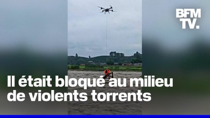 En Chine, un homme sauvé de la noyade par un drone