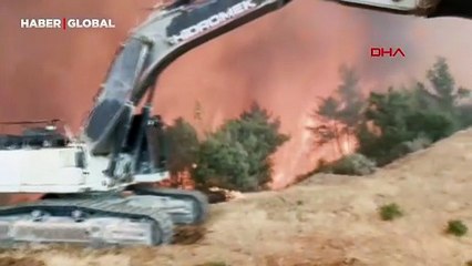 Alevlerin arasında kaldı, ölümden döndü